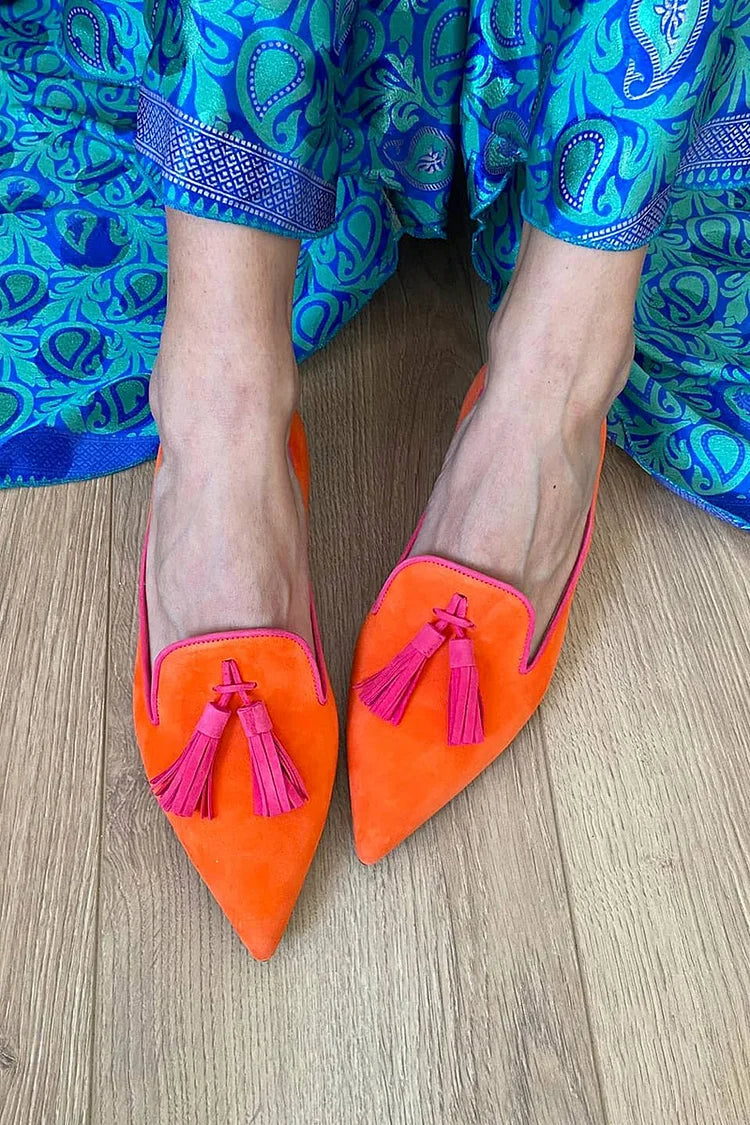 Portia - Mocassini con frange boho