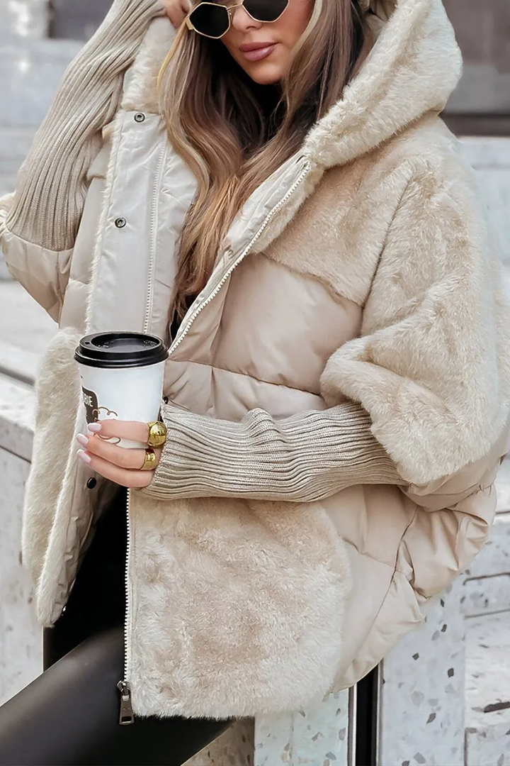MARISA™ -  Plush Comfort Hooded Jacket - Maison Léa &amp; Lou
