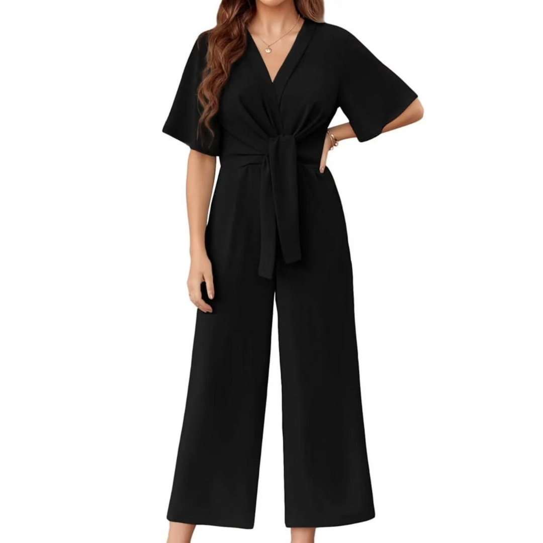 GABRIELLA™ - Elegant Summer Tie Knot Jumpsuits - Maison Léa & Lou