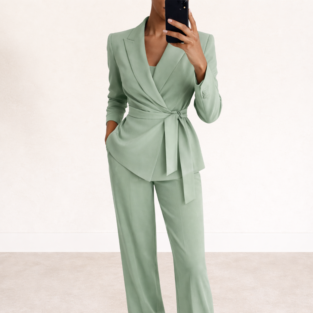 VERONICA™ | ELEGANT TWO-PIECE SUIT - Maison Léa &amp; Lou