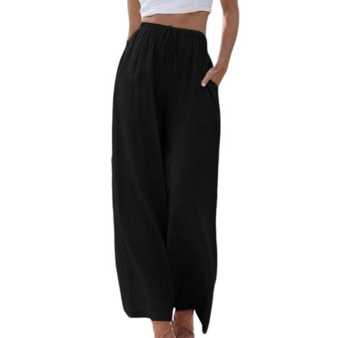 MARIANNE™ – Casual Summer Wide Leg Trousers - Maison Léa & Lou