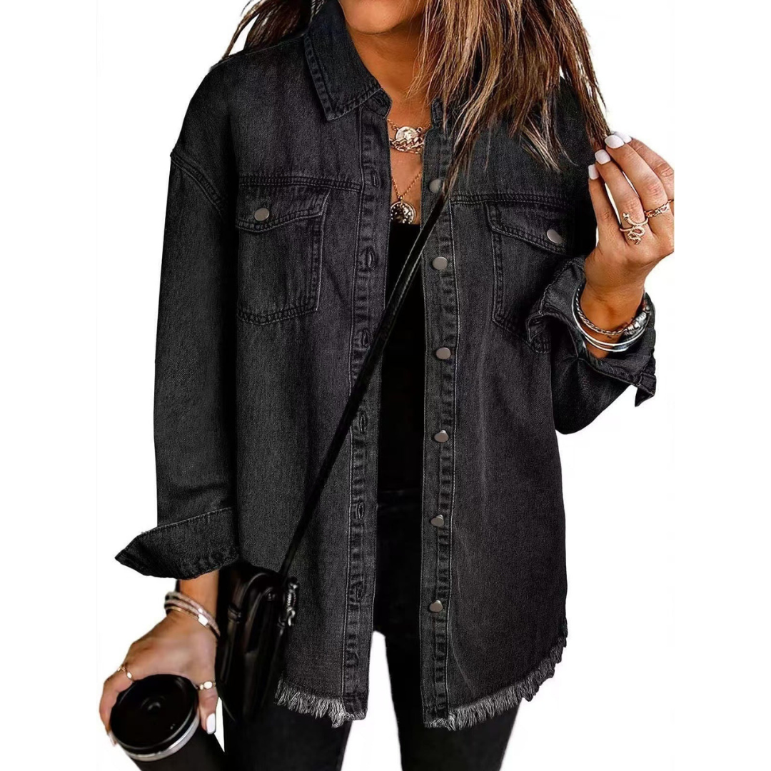 Katja™ | Denim Jacket - Maison Léa &amp; Lou