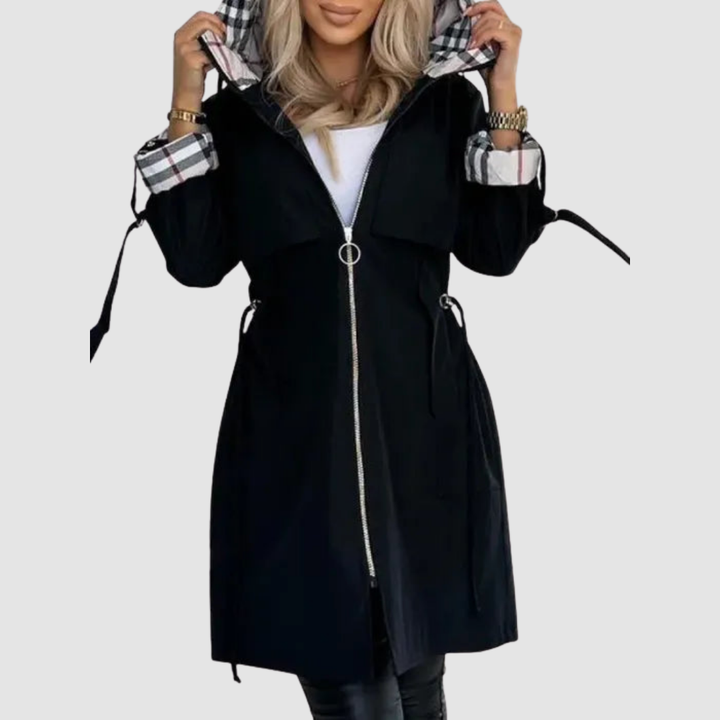 Assuntina | Weatherproof Zip-Up Coat - Maison Léa &amp; Lou