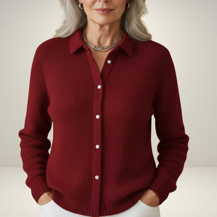 Claire™ | Classic Button Cardigan - Maison Léa &amp; Lou