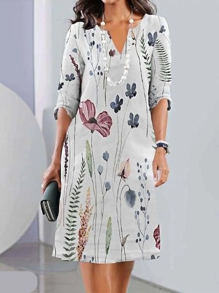 Addison | Floral Layered Dress - Maison Léa &amp; Lou