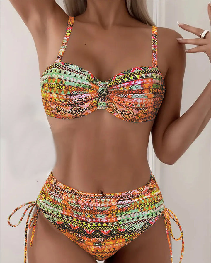 Jada™ | Sexy Ethnic Print Bikini Set - Maison Léa &amp; Lou