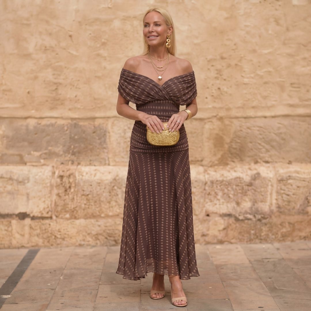 Penelope | Elegant Flowing Dress - Maison Léa &amp; Lou