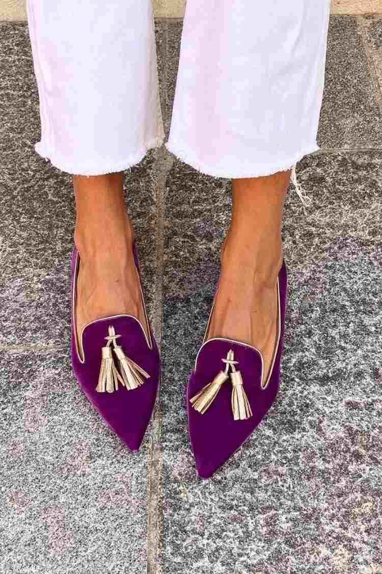 Portia - Mocassini con frange boho