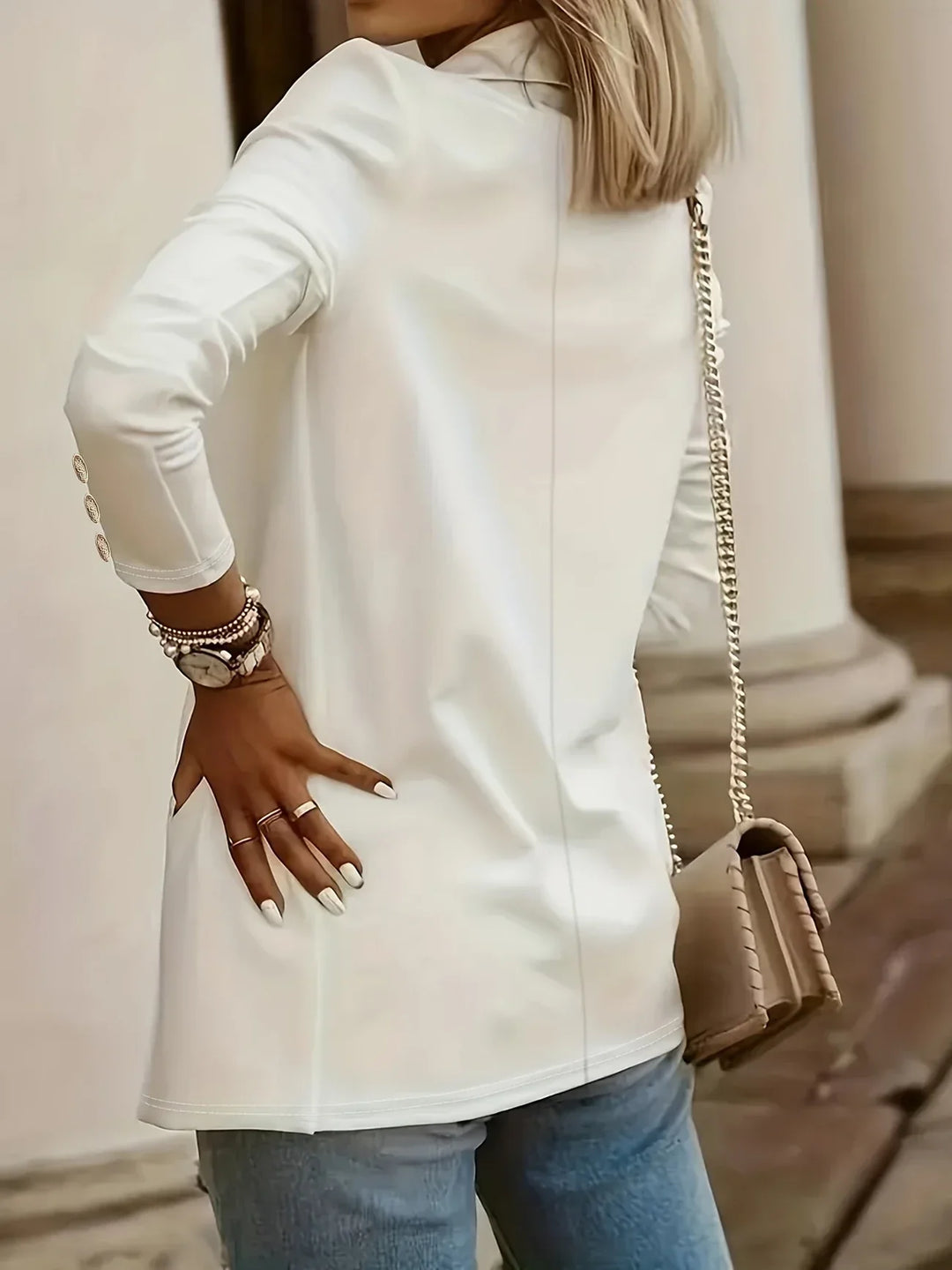 EMMA™ - Chic Open Front Jacket - Maison Léa &amp; Lou