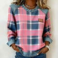 Emma™ | Cozy Plaid Sweatshirt - Maison Léa & Lou