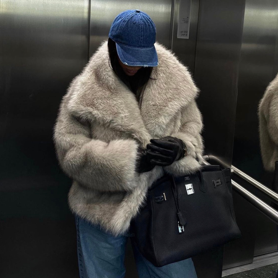 Ella | Luxury Faux Fur Coat - Maison Léa &amp; Lou