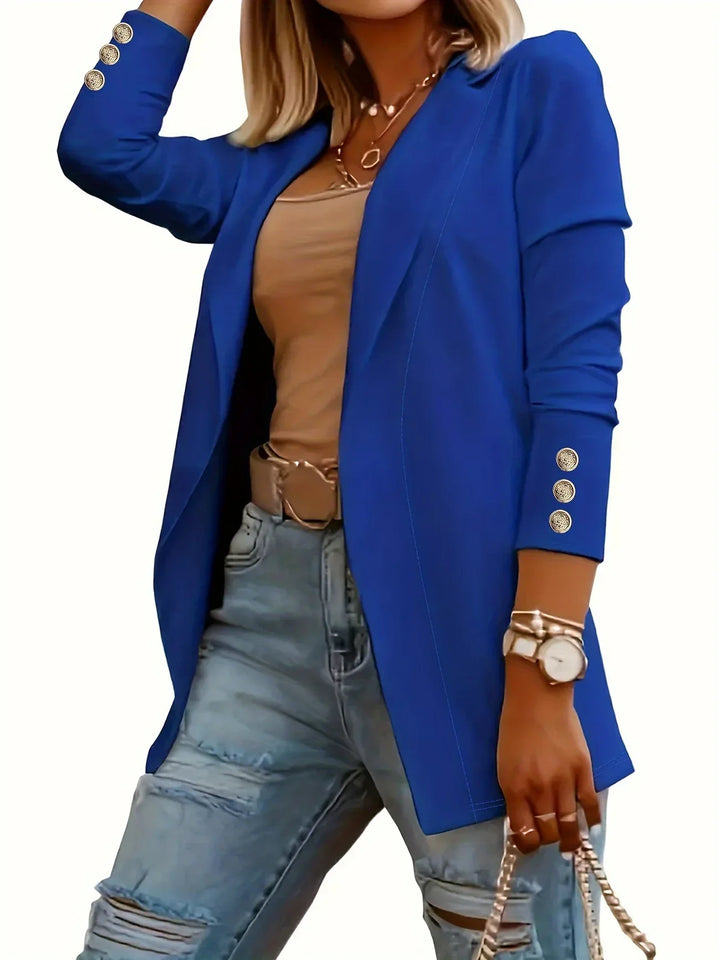 EMMA™ - Chic Open Front Jacket - Maison Léa &amp; Lou