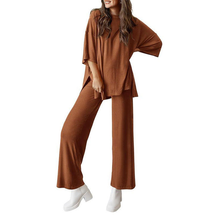 HARLOWI™ – Everyday Relaxed Fit Pullover &amp; Joggers Set - Maison Léa &amp; Lou