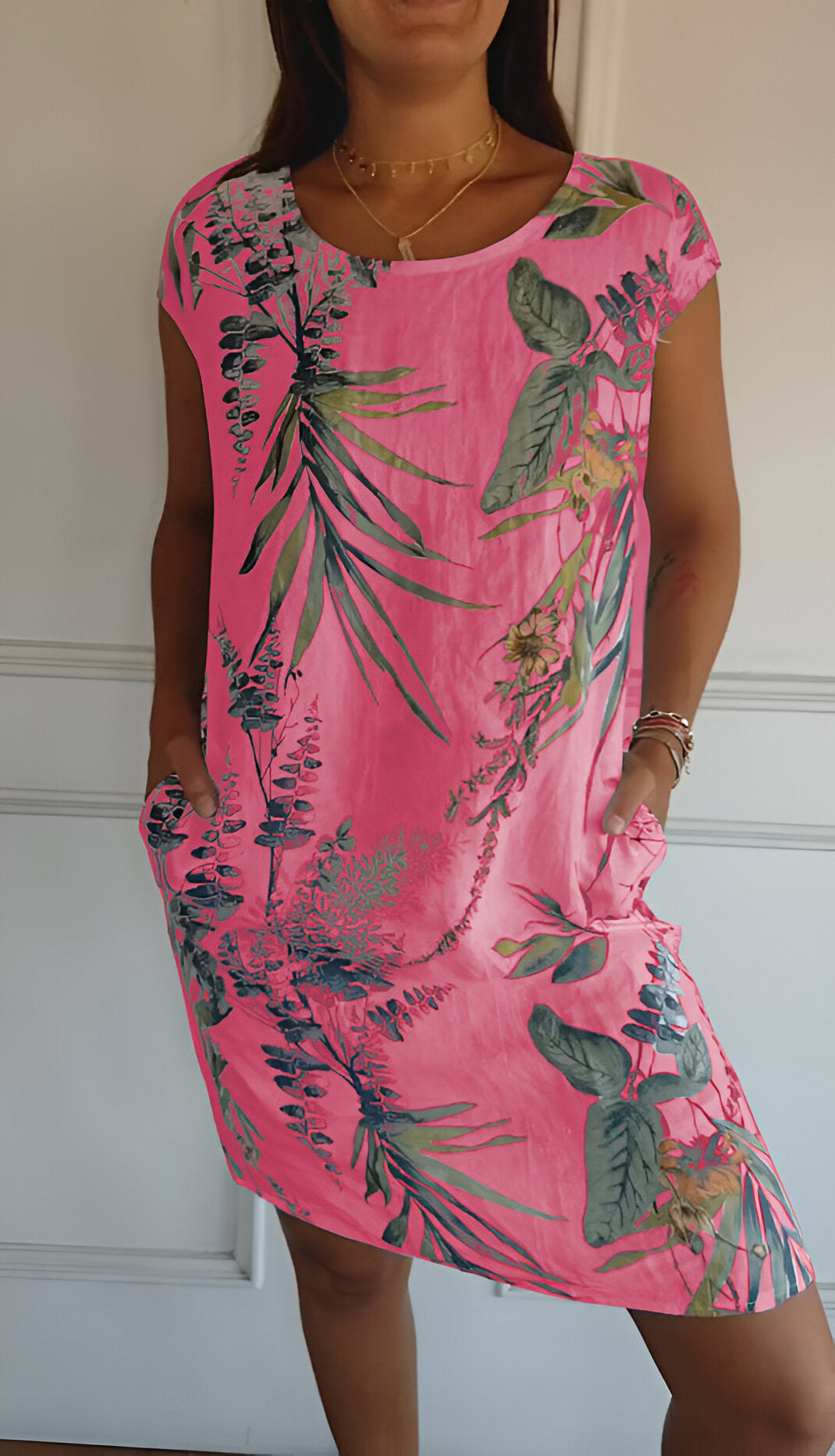 Mila™ | Printed Dress with Pockets - Maison Léa &amp; Lou