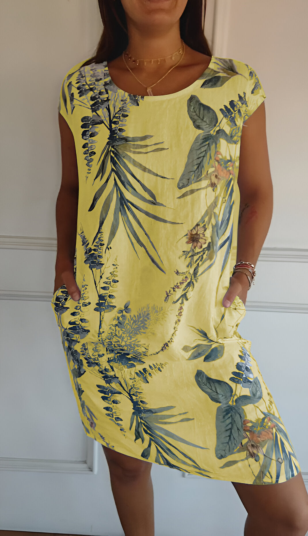 Mila™ | Printed Dress with Pockets - Maison Léa &amp; Lou