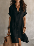 Céleste™ | Effortless Summer Shirt-Dress - Maison Léa & Lou