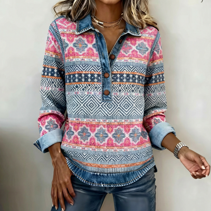 Lisa™ | Stylish Printed Sweater - Maison Léa &amp; Lou
