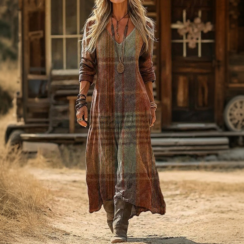 Alma | Effortless Flowing Maxi Dress - Maison Léa &amp; Lou