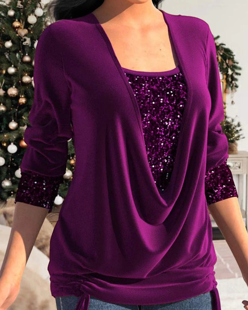 MERET™ | Comfortable Glitter Top - Maison Léa &amp; Lou