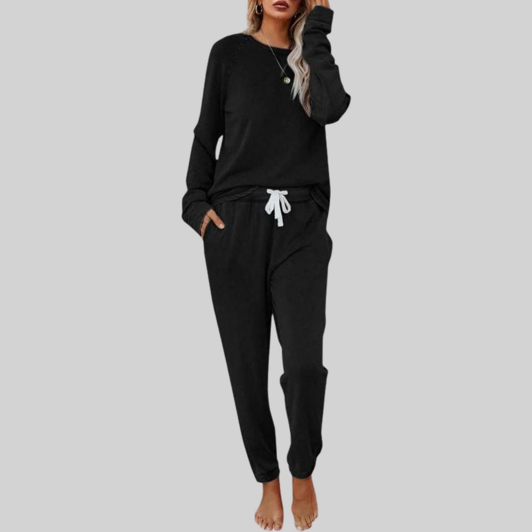 JOCELYN™ - Casual Long Sleeve and Sweatpants Set - Maison Léa &amp; Lou