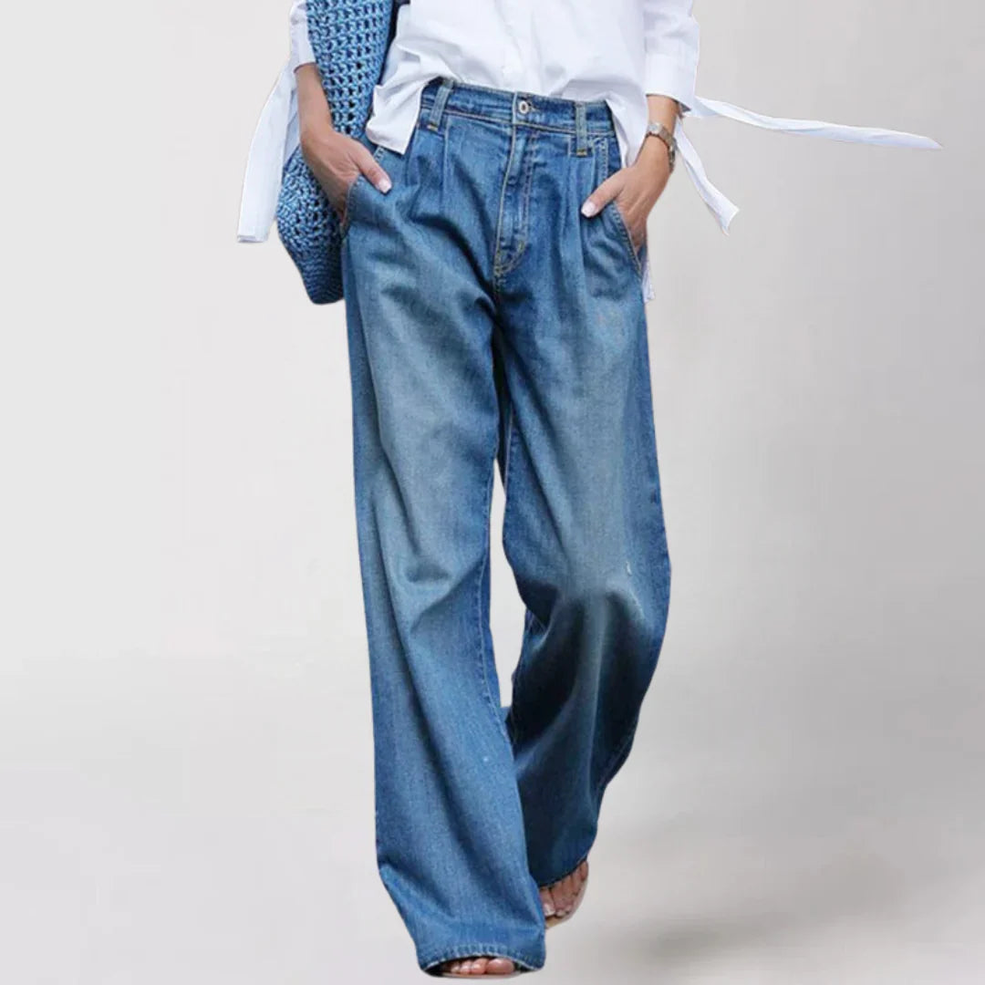 DORTHE™ | Wide Leg Relaxed Pants - Maison Léa & Lou