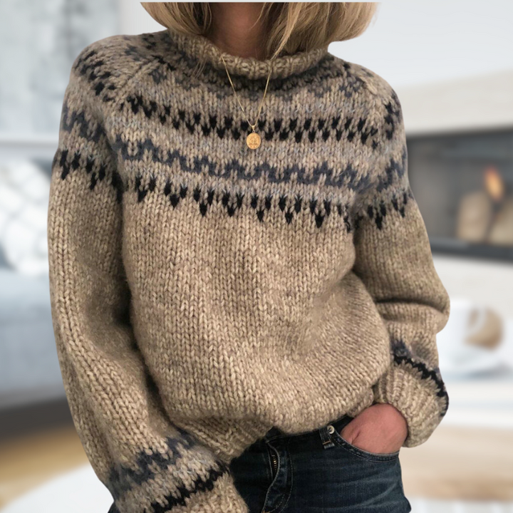 AGNETE™ | Nordic Sweater - Maison Léa &amp; Lou