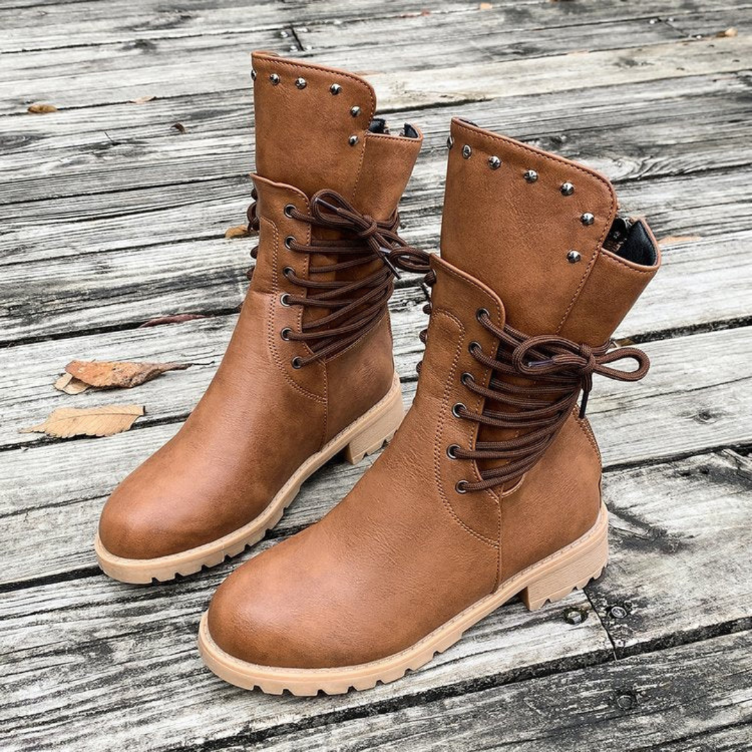 AINSLEY™ - Trendy All-Match Comfortable Walking Boots - Maison Léa & Lou