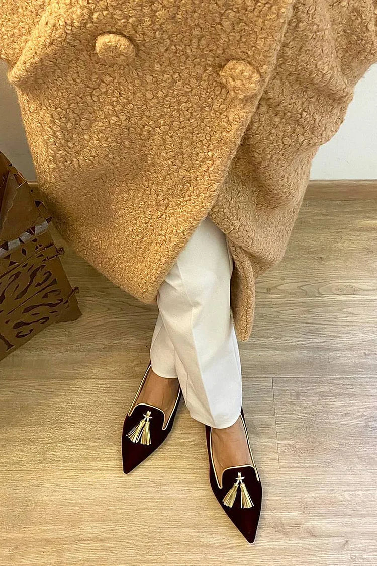 Portia - Mocassini con frange boho