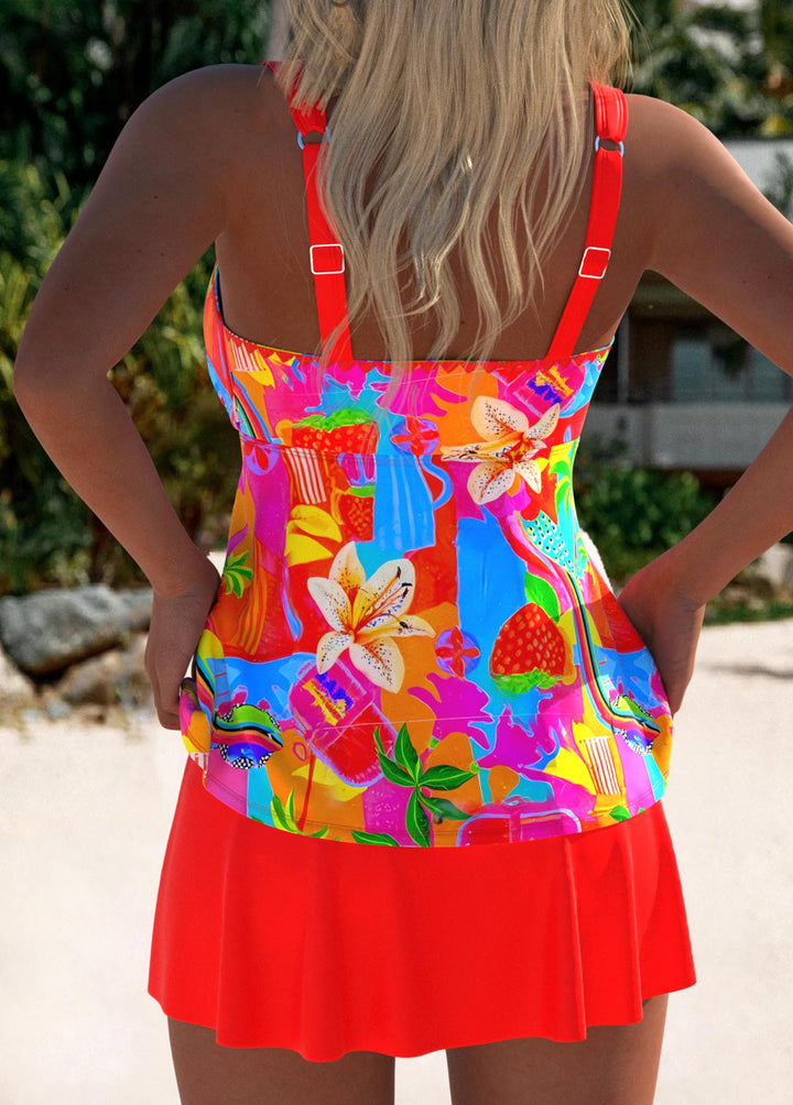 Eleanor™ | Chic Floral Tankini Swimdress - Maison Léa &amp; Lou