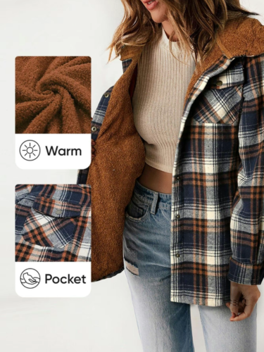 HANNAH™ - Chic Plaid Jacket - Maison Léa &amp; Lou
