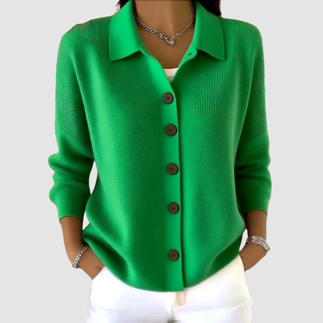 Marianne™ | Button-Up Knit Cardigan - Maison Léa &amp; Lou