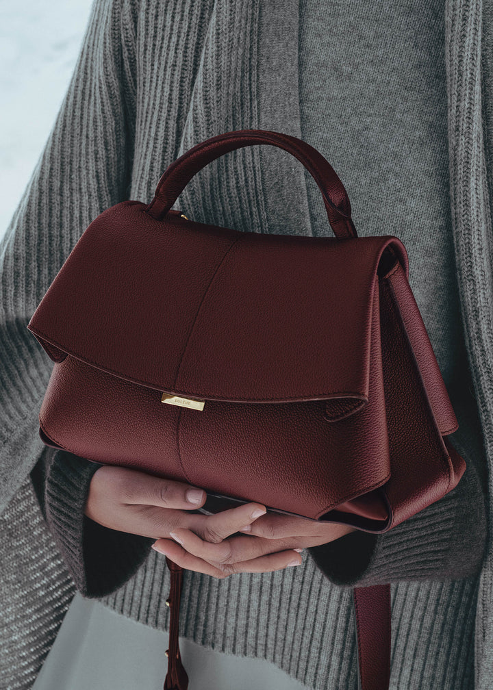Mokki - Textured Black Cherry - Maison Léa &amp; Lou