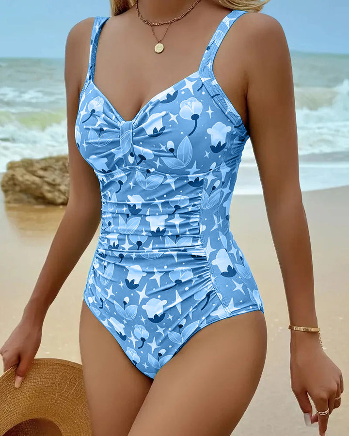 Clara™ | One Piece Printed Tankini - Maison Léa &amp; Lou