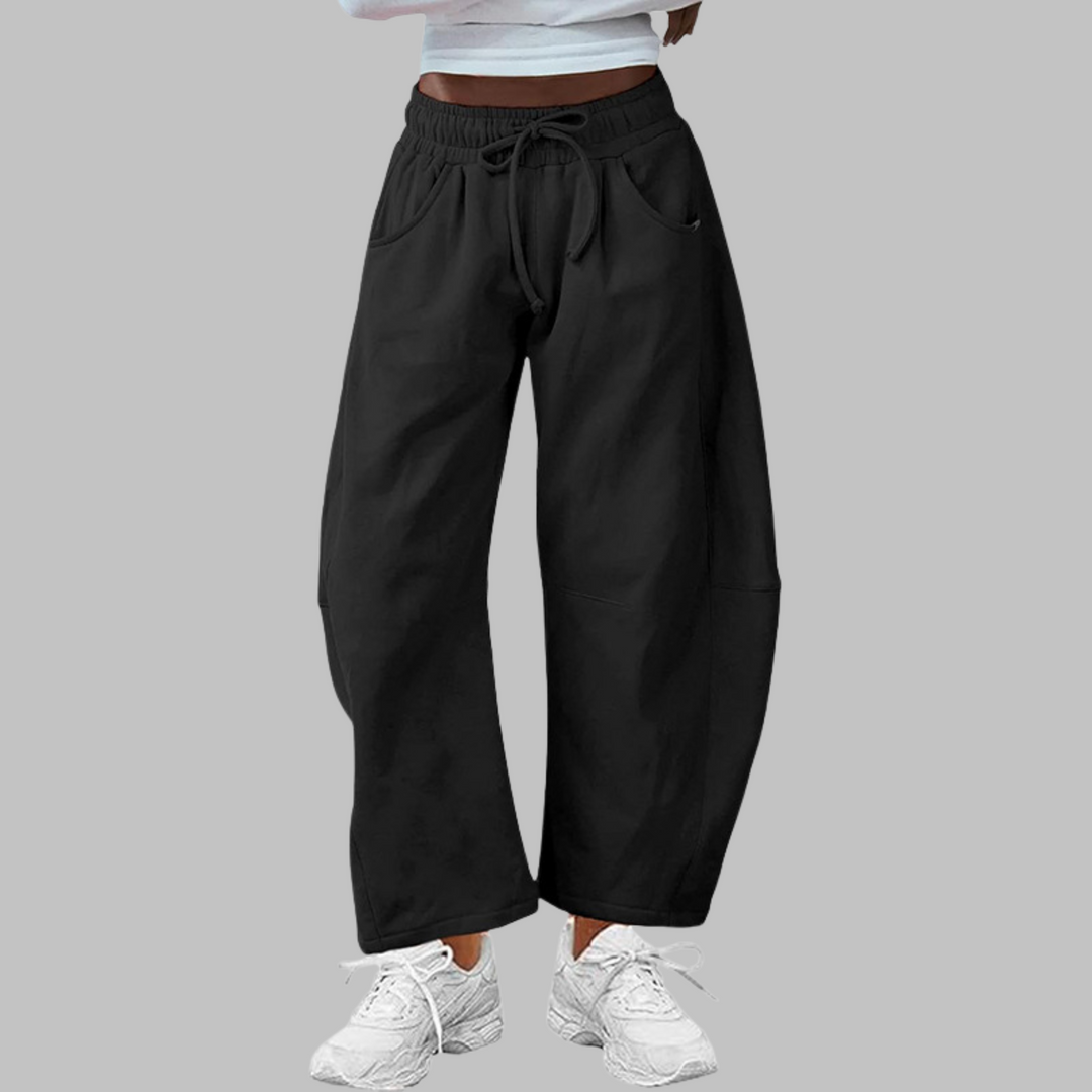 DIGMA™ - Casual Drawstring Barrel Leg Sweat Pants - Maison Léa &amp; Lou