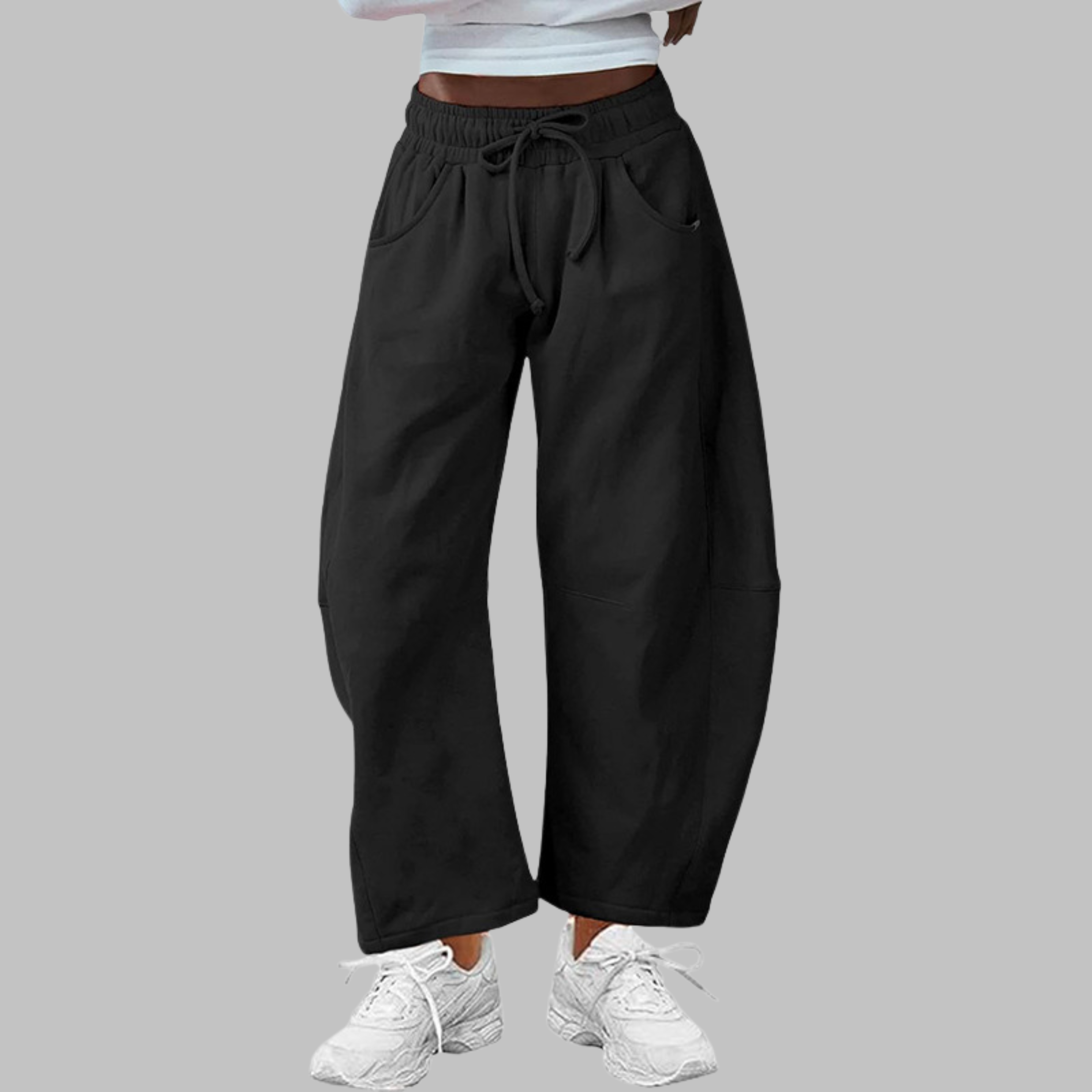 DIGMA™ - Casual Drawstring Barrel Leg Sweat Pants - Maison Léa & Lou