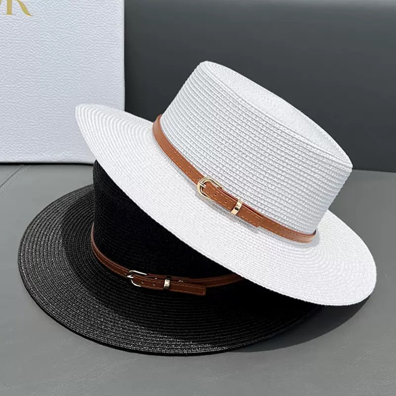 Odette | Belted Wide Brim Sun Hat - Maison Léa &amp; Lou