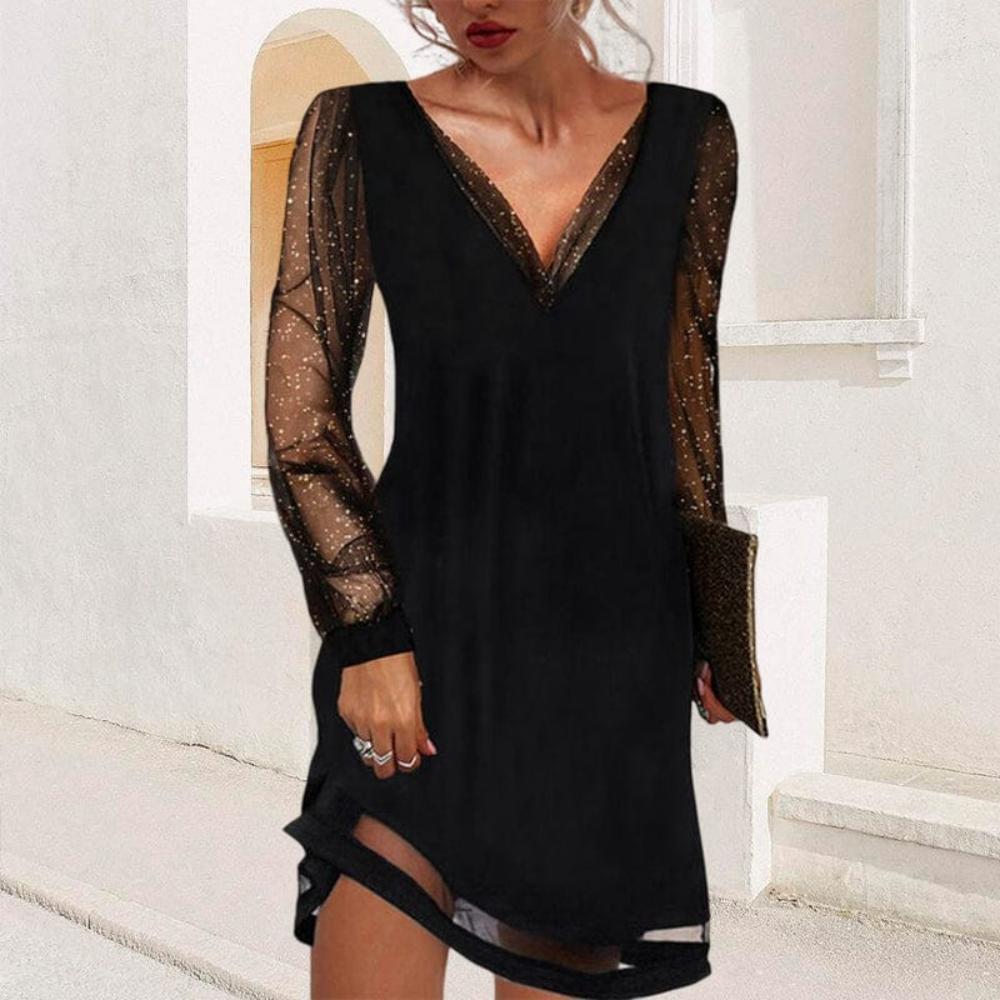 LILA™ - Lace Sleeve Dress - Maison Léa & Lou