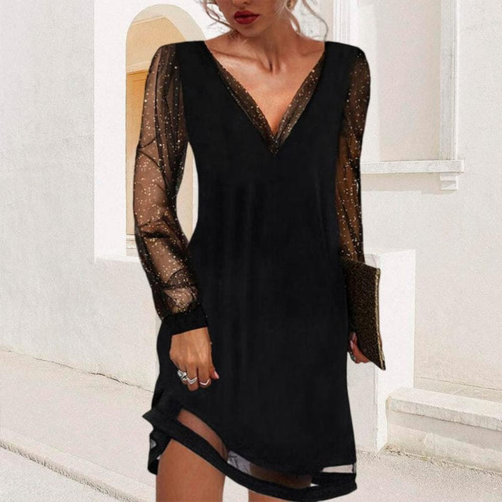 LILA™ - Lace Sleeve Dress - Maison Léa &amp; Lou