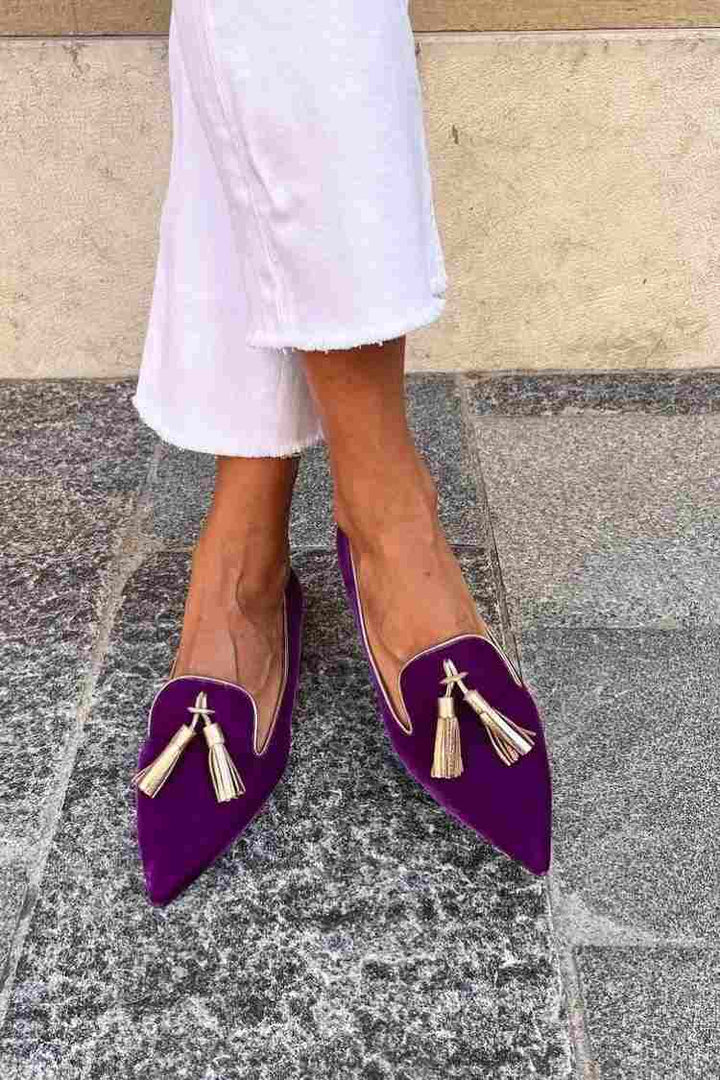 Portia - Mocassini con frange boho