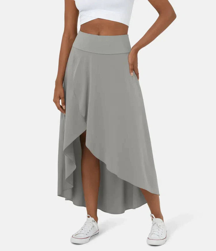 AMELIE™ - Elegant Asymmetric Midi Skirt - Maison Léa &amp; Lou