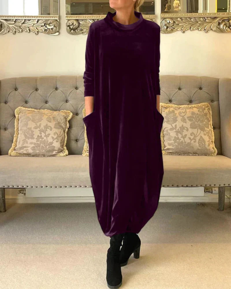 MATHILDA™ | Classic Velvet Dress - Maison Léa &amp; Lou