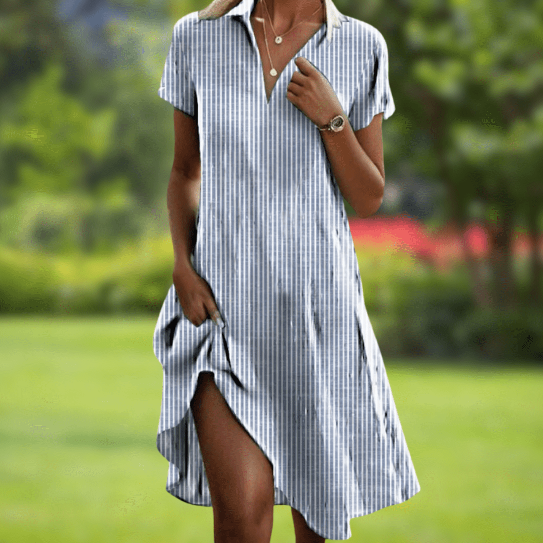 Firi™ | Elegant Printed Dress - Maison Léa &amp; Lou