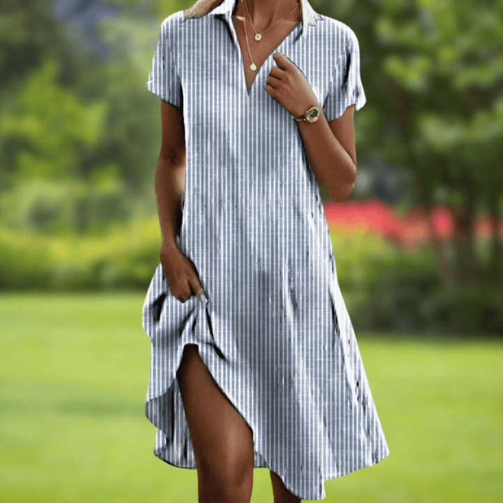 Firi™ | Elegant Printed Dress - Maison Léa &amp; Lou
