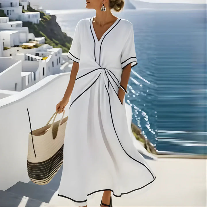 Cassia™ | Elegant Flattering Dress - Maison Léa &amp; Lou