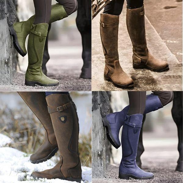 Brigit™ | Waterproof Leather Boots - Maison Léa &amp; Lou