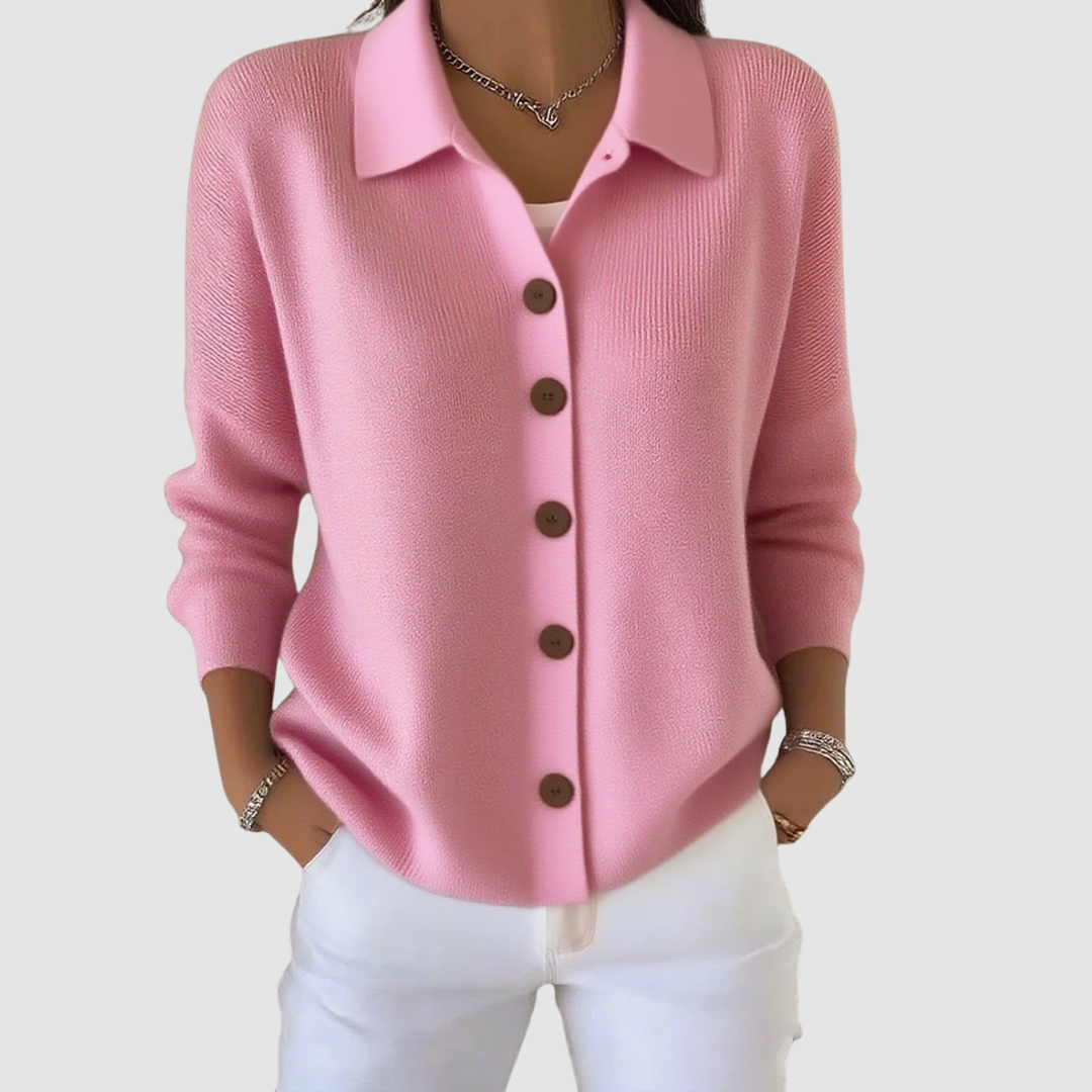 Marianne™ | Button-Up Knit Cardigan - Maison Léa &amp; Lou