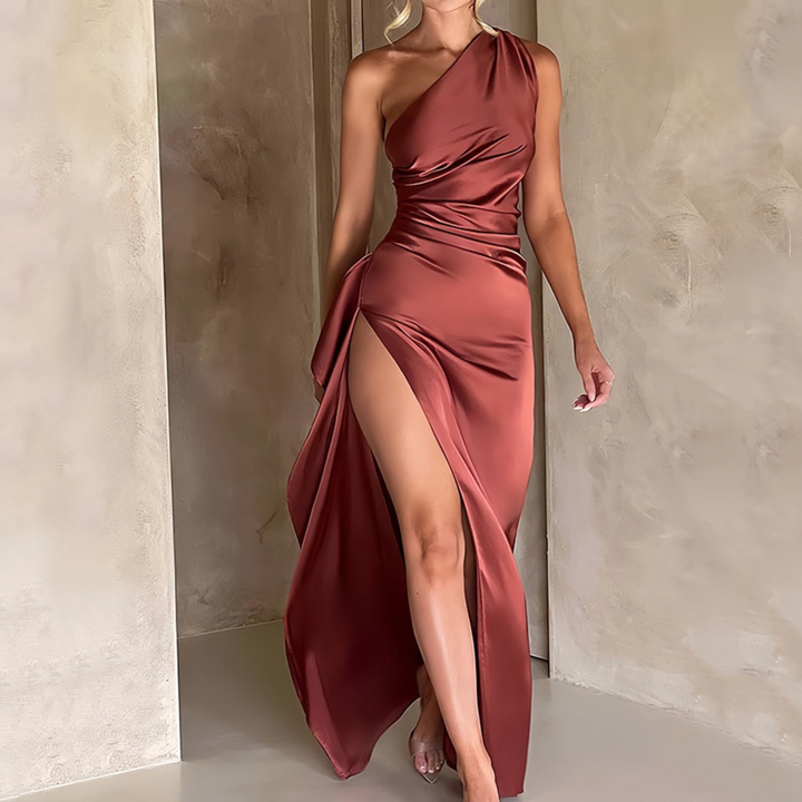 LABESA™ - Elegant One Shoulder High Split Formal Maxi Dress - Maison Léa &amp; Lou