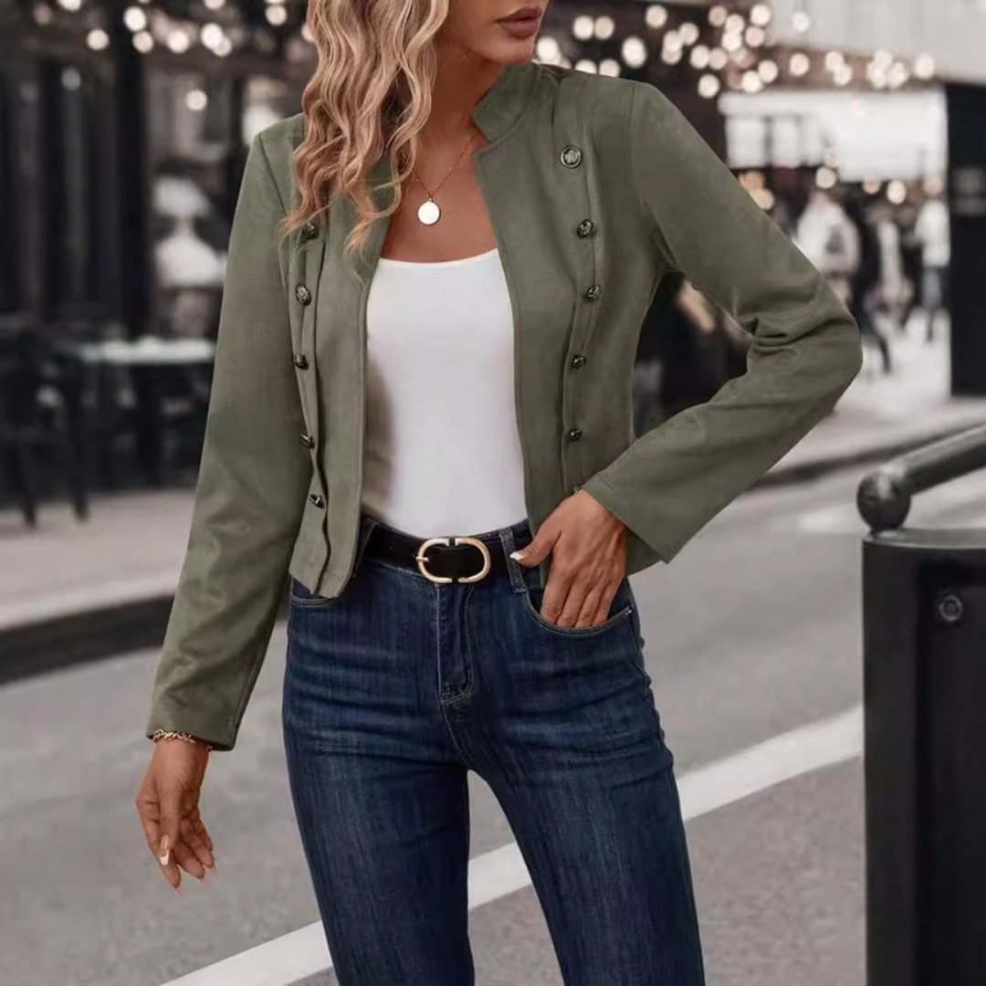 TASMIN™ - Vintage Slim Fit  Long Sleeve Jacket - Maison Léa &amp; Lou