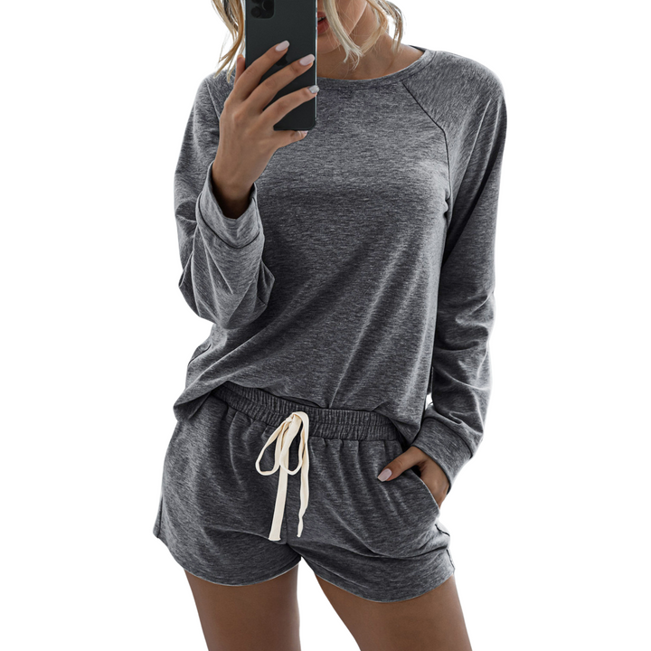 LORELEI™ - Relaxed Casual Long Sleeve Lounge Set - Maison Léa &amp; Lou