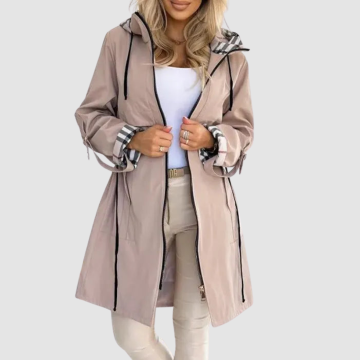 Assuntina | Weatherproof Zip-Up Coat - Maison Léa &amp; Lou